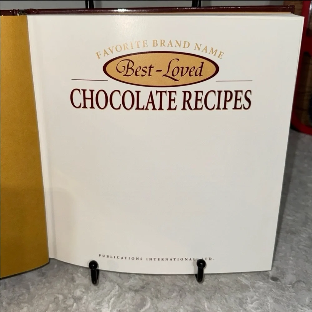 CHOCOLATE Dessert Recipe Book Hard Cover 384 pages with Photographs